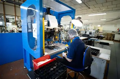 Équipe technique dans un environnement industriel moderne